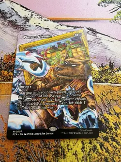 Plague of Vermin - Extended Art PZA NM MTG - Image 4
