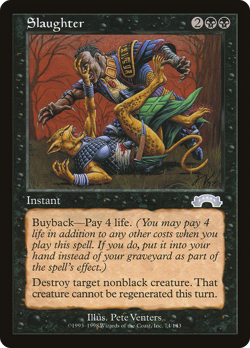 Slaughter #74 (MP) Exodus EXO Magic MTG - Image 1