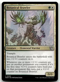Botanical Brawler #220 (NM) March of the Machine MOM Magic MTG - Image 1