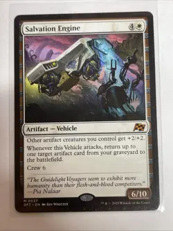 Mtg Salvation Engine #27 Promo Aetherdrift Mythic - Image 1