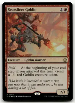 Searslicer Goblin #93 (Foil) (NM) Foundations FDN Magic MTG - Image 1