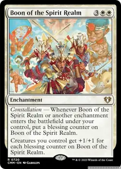 Boon of the Spirit Realm [CMM - 720] - NM [Normal] TCG MTG - Image 1