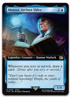 Matoya, Archon Elder (Extended Art) #439 (NM) Final Fantasy FIN Magic MTG - Image 1