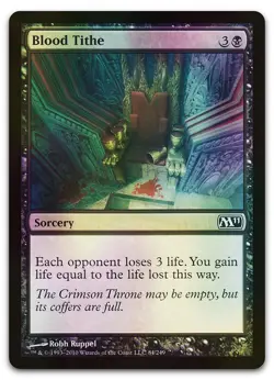 Blood Tithe #84 (Foil) (LP) Magic 2011 M11 Magic MTG - Image 1