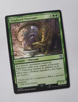 MTG Displaced Dinosaurs 0100 WHO Universes Beyond Doctor Who 2023 Magic Creature - Image 1