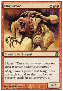 Magnivore - Medium Play MTG 9th Edition - Image 1