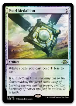 Pearl Medallion #294 (Foil) (NM) Modern Horizons 3 MH3 Magic MTG - Image 1