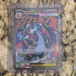 Mega Charizard X EX 023 Me: Mega Evolution Promo Holo Pokemon TCG Card MINT - Image 1