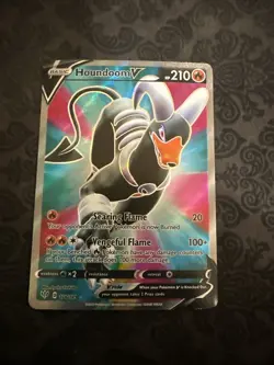 Houndoom V 178/189 Pokemon SWSH03: Darkness Ablaze - Image 1