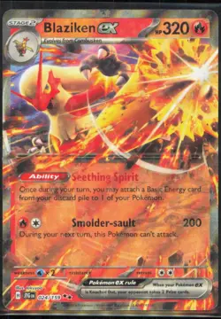 Blaziken ex Double Rare SV09: Journey Together #024/159 [Near Mint] Pokemon TCG - Image 1