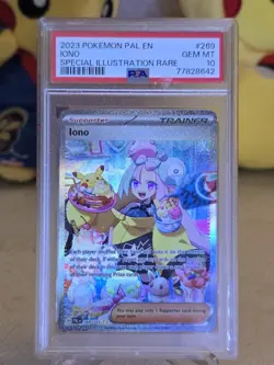 2023 Pokemon PAL EN Iono Special Illustration Rare #269 psa 10 - Image 1