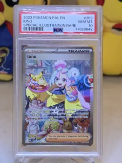 2023 Pokemon PAL EN Iono Special Illustration Rare #269 psa 10 - Image 2