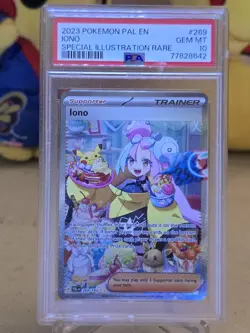 2023 Pokemon PAL EN Iono Special Illustration Rare #269 psa 10 - Image 3