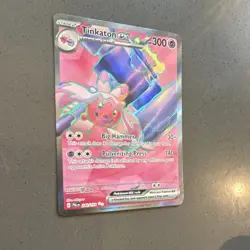 Pokemon Tinkaton ex 240/193 Ultra Rare Full Art Holo 300 HP Big Hammer Card - Image 2