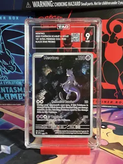 Pokemon Scarlet & Violet Black Star Promo Mewtwo 52 Tag 9 - Image 1