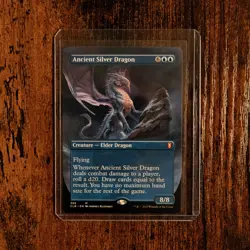 Ancient Silver Dragon (Borderless) MTG Non-Foil - NM - Image 1