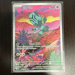 Pokemon TCG Elgyem 120/086 Sv: Black Bolt Full Art Holo English - Image 1