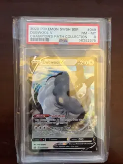 Pokemon Dubwool V SWSH049 SWSH: Sword & Shield Promo Holo PSA 8 NM-MT - Image 1