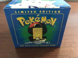 Pokemon Golden Cards Charizard, Pikachu, Jigglypuff, Poliwhirl, Mewtwo, Togepi - Image 2