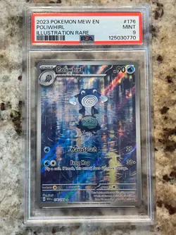 Pokemon - Poliwhirl 176/165 Sv: Scarlet & Violet 151 Holo - MINT PSA 9 - Image 1