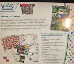 151 Pokemon Center Elite Trainer Box Factory Sealed Exclusive PC ETB.SHIPS FAST - Image 2