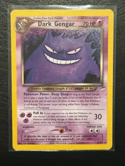 2000 Pokemon Neo Destiny Dark Gengar Holo 6/105 LP Clean Vintage WOTC - Image 1