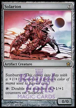 Solarion 1x FOIL 5DN MTG 5th Fifth Dawn Rare MINT artifact - Image 1