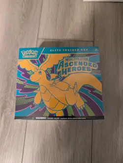 Pokemon TCG Ascended Hero’s ETB (9 Packs Of Ascended Heroes) - Image 1