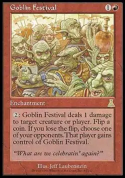 Goblin Festival - Medium Play MTG Urza's Destiny - Image 1
