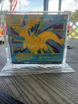 Ascended Heroes ETB Pokemon Center Exclusive New Sealed TCG With Acrylic Case - Image 1