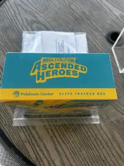 Ascended Heroes ETB Pokemon Center Exclusive New Sealed TCG With Acrylic Case - Image 4