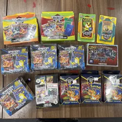 Pokemon LOT OF 13 Mystery Power Box 5 Booster Pack Chase Pack Seeded WALMART - Image 1
