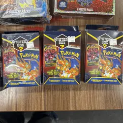 Pokemon LOT OF 13 Mystery Power Box 5 Booster Pack Chase Pack Seeded WALMART - Image 4