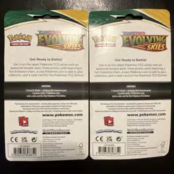 Pokemon TCG Evolving Skies Premium Checklane Blister Pack Emboar & Luxray SEALED - Image 2