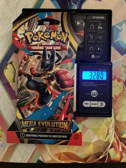 (VERY HEAVY) 32.80g Pokemon TCG Mega Evolution Sleeved Booster Pack (SEALED)✅ - Image 1