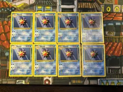 STARMIE 64/102 COMMON BASE SET UNLIMITED POKEMON (x8) - Uncommon - Set Of 8 💎🔥 - Image 1