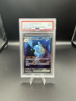 Pokemon Blastoise ex 200/165 SV 151 Special Illustration Rare Holo PSA 9 2023 - Image 1