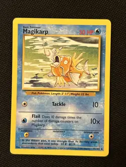 Pokemon Magikarp 035/102 Base Set (NEVER PLAYED) *Near Mint* - Image 1
