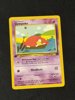 Slowpoke 67/82 1st Edition Common | Team Rocket 1999 | Pokemon TCG Vintage - Image 1