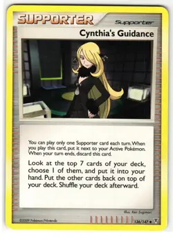 CYNTHIA'S GUIDANCE 136/147 SUPREME VICTORS ENGLISH POKEMON TCG - Image 1