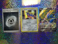 Pokemon TCG: Shiny Promo SWSH292 Zacian V; Crown Zenith Holo 094/159 Zacian - Image 1