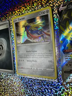 Pokemon TCG: Shiny Promo SWSH292 Zacian V; Crown Zenith Holo 094/159 Zacian - Image 5