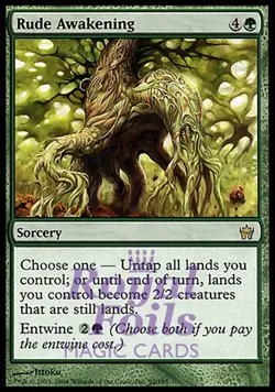 Rude Awakening 1x FOIL 5DN MTG 5th Fifth Dawn Rare MINT green - Image 1
