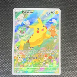 Pokemon Pikachu Promo Full Art Holo 70HP 088 SVP Scarlet & Violet English - Image 1