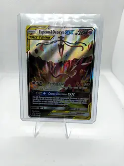 Espeon & Deoxys GX SM240 Holo Promo SM Promos Pokemon Near Mint - Image 1