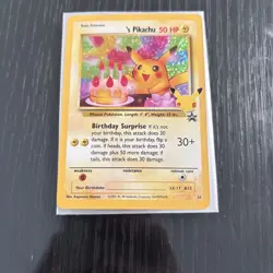 Pokemon TCG Birthday Pikachu Holo #24 25th Anniversary Celebrations - Image 1