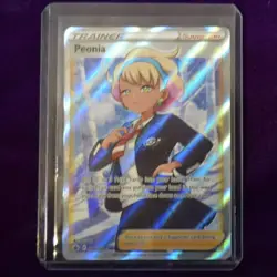 PEONIA HOLO Full Art 196/198 Ultra Rare - 2021 Pokemon TCG Chilling Reign - Image 1