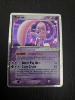 2006 Pokemon EX Holon Phantoms Mew EX Holo Foil Rare 100/110 Lightly Played!! - Image 1