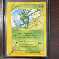 Pokemon Scyther Uncommon Regular Aquapolis 057/147 - Image 1
