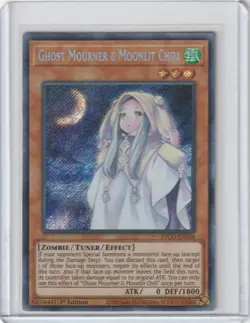 Yugioh ETCO-EN036 Ghost Mourner & Moonlit Chill – Secret Rare 1st Edition - Image 1